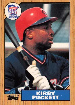 Kirby Puckett 1987 Topps Baseball Tiffany #450
