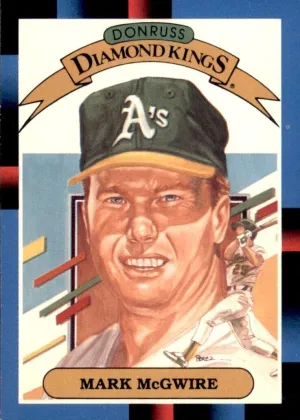 Mark McGwire 1988 Donruss Diamond King Baseball #1