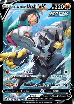 Rapid Strike Urshifu V Pokémon Brilliant Stars Trainer Gallery #TG20 Holo