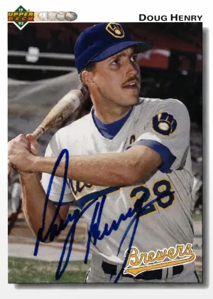 Doug Henry 1992 Upper Deck Baseball #43