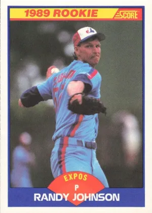 Randy Johnson 1989 Score Baseball Rookie Prospect #645
