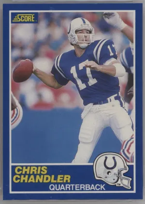 Chris Chandler 1989 Score Football #27