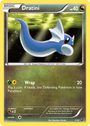 Dratini Pokémon Dragon Vault #1 Holo