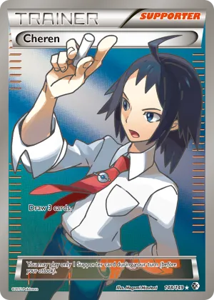 Cheren Pokémon Boundaries Crossed #148 Holo