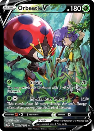 Orbeetle V Pokémon Lost Origin Trainer Gallery #TG12 Holo