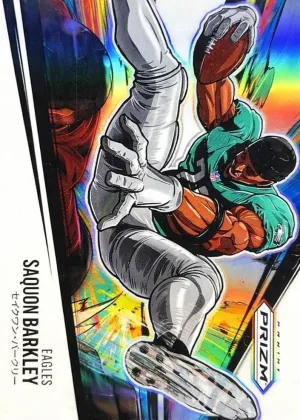 Saquon Barkley 2025 Panini Prizm Manga Horizontal Football #2