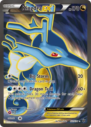 Kingdra-EX Pokémon Fates Collide #122 Holo