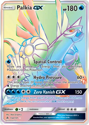 Palkia-GX Pokémon Forbidden Light #132 Holo