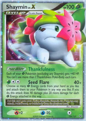 Shaymin LV.X Pokémon Platinum #126 Holo