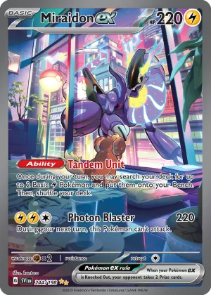 Miraidon ex Pokémon Scarlet & Violet #244 Holo