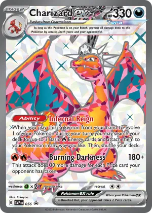 Charizard ex Pokémon Scarlet & Violet Black Star Promos #56 Holo