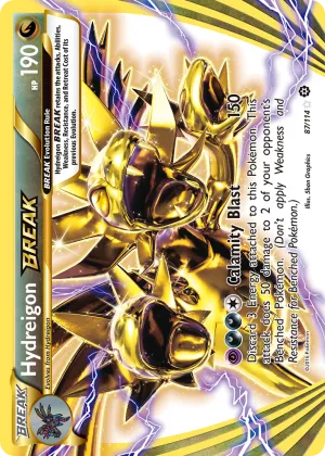 Hydreigon BREAK Pokémon Steam Siege #87 Holo