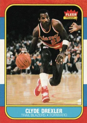 Clyde Drexler 1986 Fleer Basketball #26