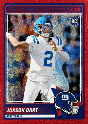 Jaxson Dart 2025 Panini Score Football Dots Red #35