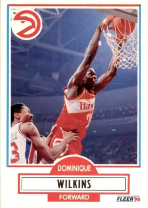 Dominique Wilkins 1990 Fleer Basketball #6