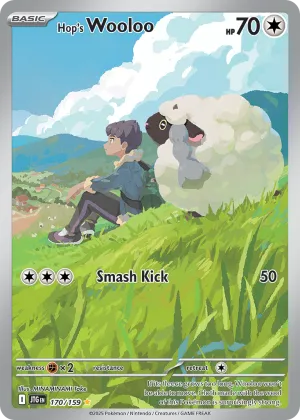 Hop's Wooloo Pokémon Journey Together #170 Holo