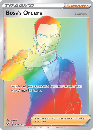 Boss's Orders Pokémon Rebel Clash #200 Holo