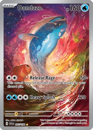 Dondozo Pokémon Scarlet & Violet #207 Holo
