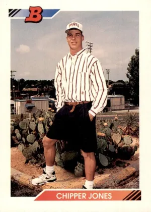 Chipper Jones 1992 Bowman Baseball #28