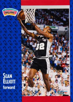 Sean Elliott 1991 Fleer Basketball #185
