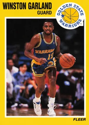 Winston Garland 1989 Fleer Basketball #53