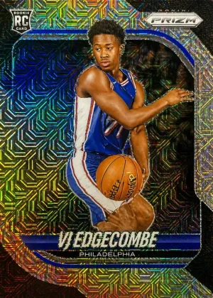 VJ Edgecombe 2025 Panini Prizm Autographs Basketball Mojo #5