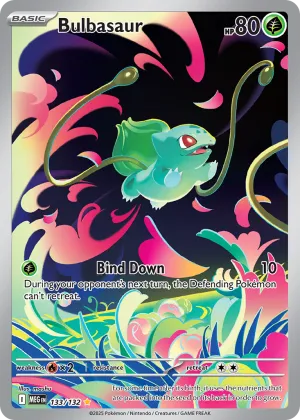 Bulbasaur Pokémon Mega Evolution #133 Holo