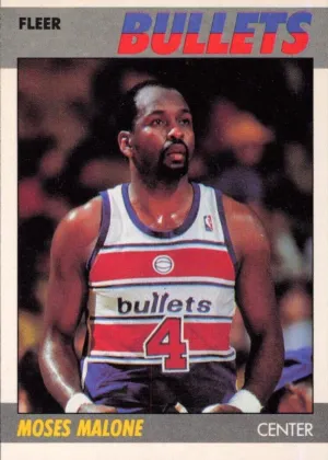 Moses Malone 1987 Fleer Basketball #69