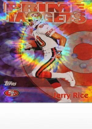 Jerry Rice 1998 Topps Chrome Season's Best Football Refractor #27