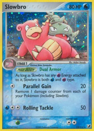 Slowbro Pokémon Unseen Forces #13 Reverse Holo