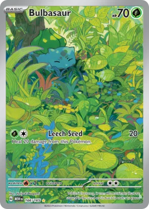 Bulbasaur Pokémon 151 #166 Holo
