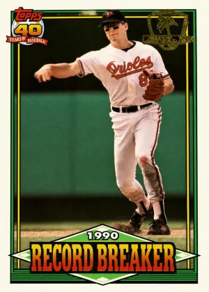 Cal Ripken 1991 Topps Desert Shield Baseball Record Breaker #5