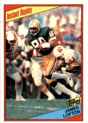 James Lofton 1984 Topps Instant Replay Football #273