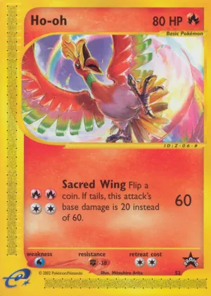 Ho-oh Pokémon Wizards Black Star Promos #52