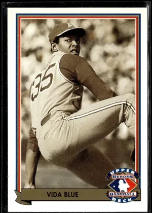 Vida Blue 1992 Upper Deck Heroes Of Baseball Baseball #H5