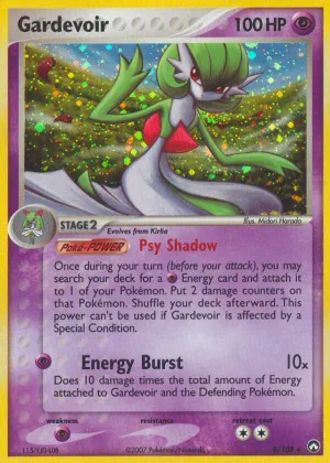 Gardevoir Pokémon Power Keepers #9 Reverse Holo