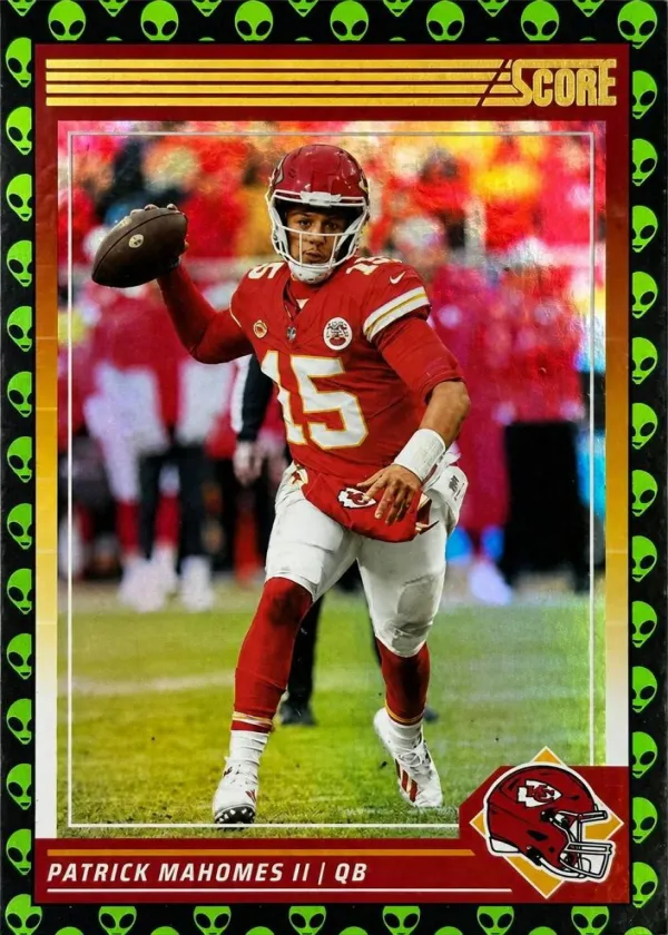 Patrick Mahomes II 2024 Panini Score Football Extraterrestrial #137