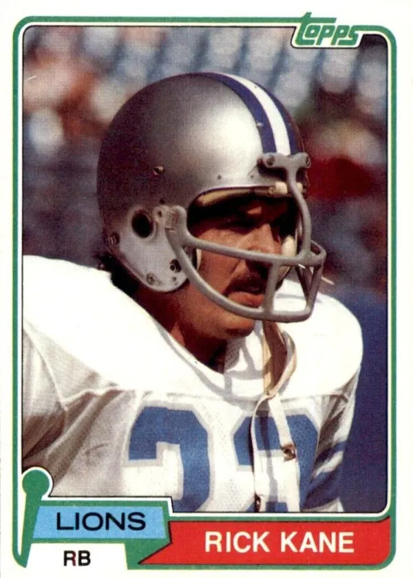 Rick Kane 1981 Topps Football #66