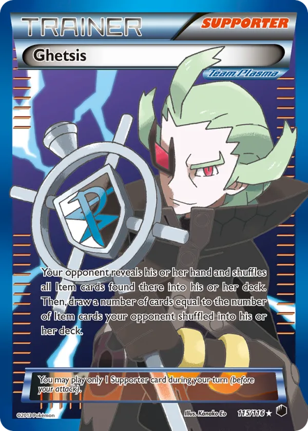 Ghetsis Pokémon Plasma Freeze #115 Holo