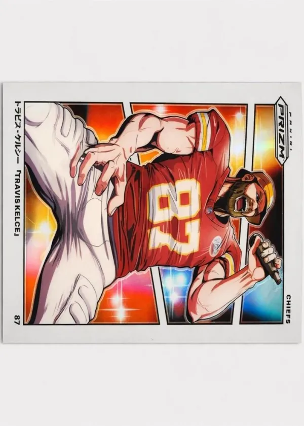 Travis Kelce 2024 Panini Prizm Manga Vertical Football #M-TKE