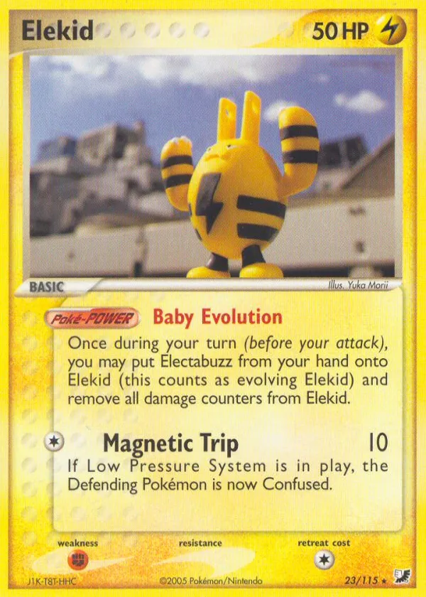 Elekid Pokémon Unseen Forces #23 Reverse Holo