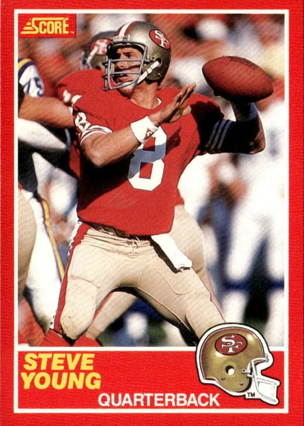Steve Young 1989 Score Football #212