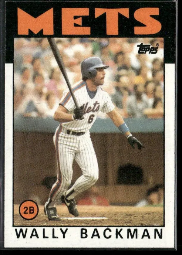 Wally Backman 1986 Topps Baseball #191