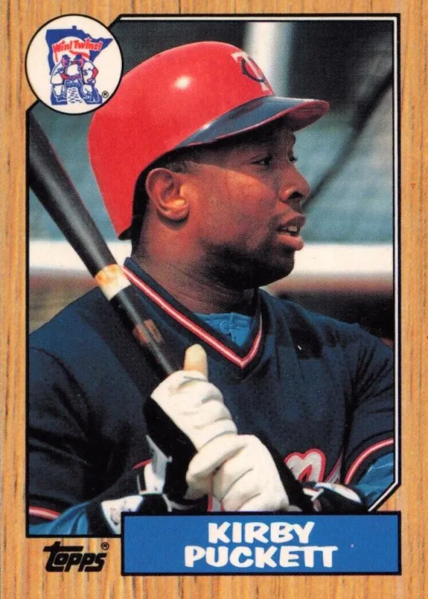 Kirby Puckett 1987 Topps Baseball Tiffany #450