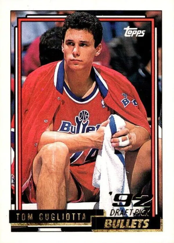 Tom Gugliotta 1992 Topps Basketball Gold #258