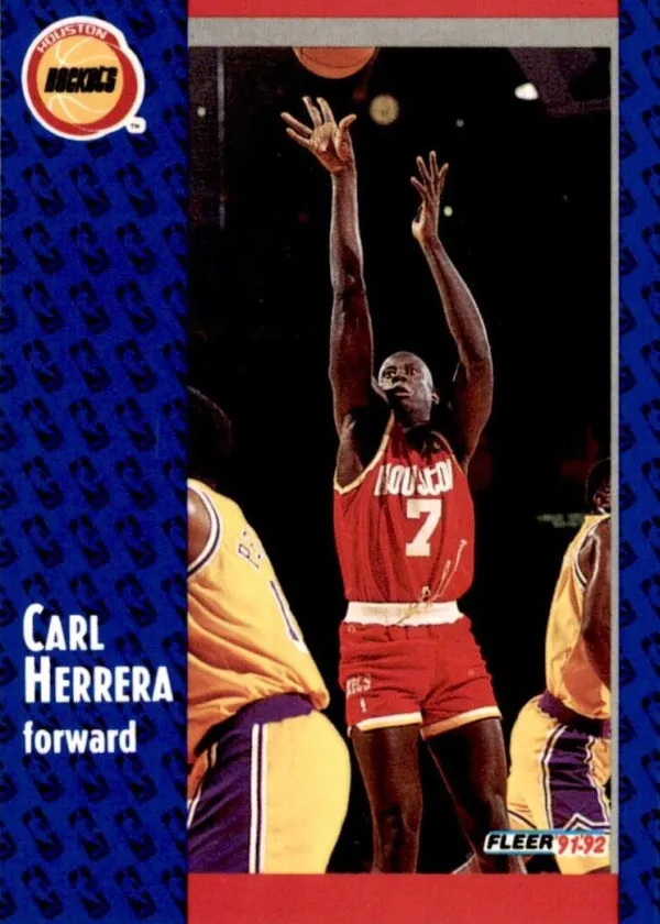 Carl Herrera 1991 Fleer Basketball #290