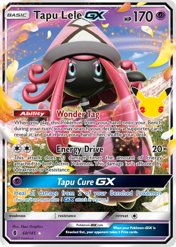Tapu Lele-GX Pokémon Celebrations: Classic Collection #60 Holo