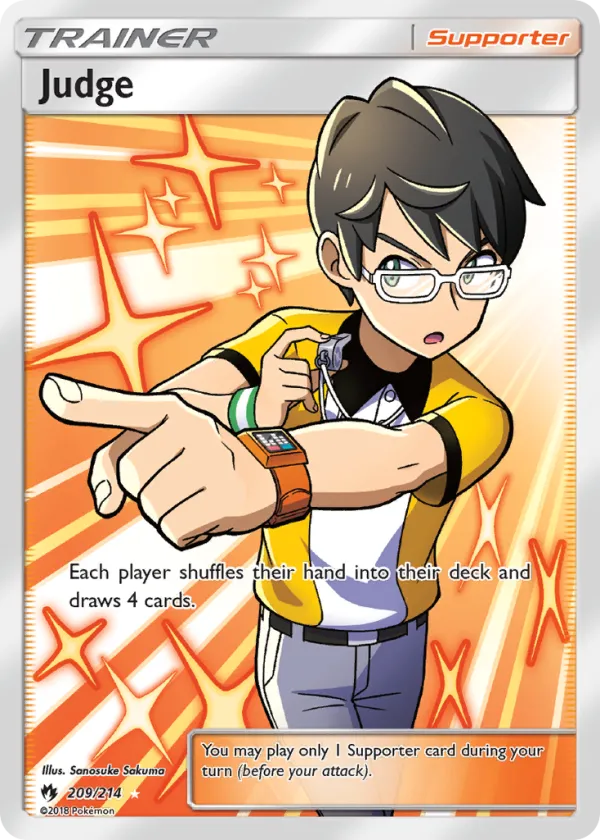Judge Pokémon Lost Thunder #209 Holo