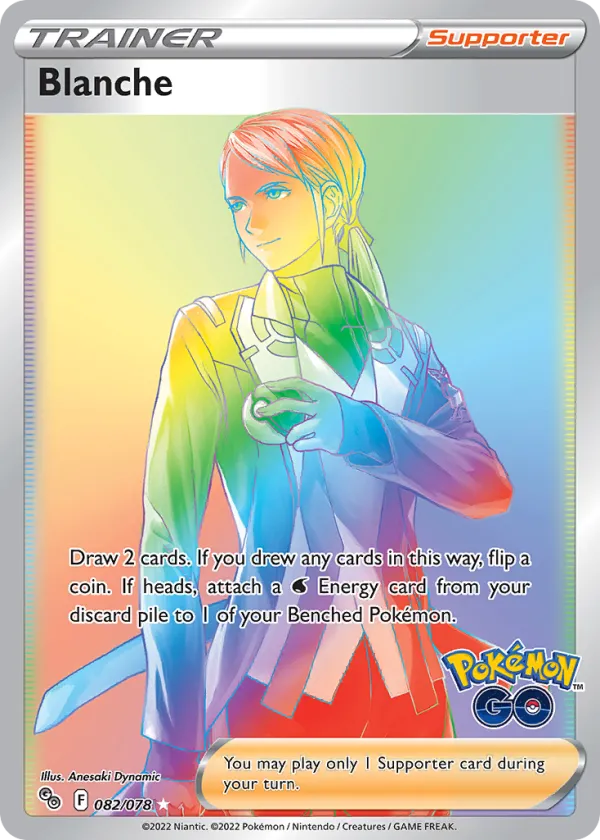 Blanche Pokémon Pokémon GO #82 Holo