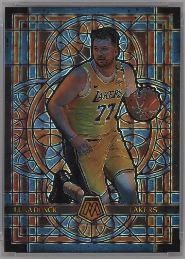 Luka Doncic 2024 Panini Mosaic Stained Glass Basketball #13